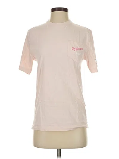 Pre-owned Champion Short Sleeve T-shirt In Ivory