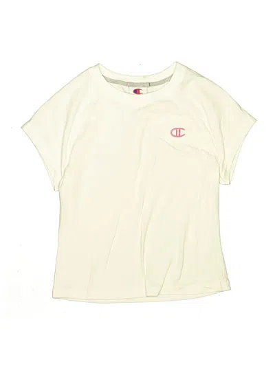 Pre-owned Champion Kids' Short Sleeve T-shirt In Ivory