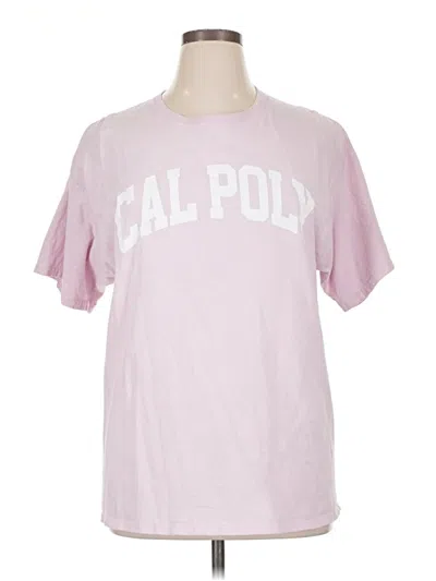 Pre-owned Champion Short Sleeve T-shirt In Pink