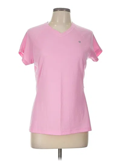 Pre-owned Champion Short Sleeve T-shirt In Pink