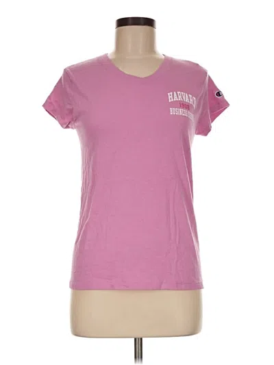 Pre-owned Champion Short Sleeve T-shirt In Pink