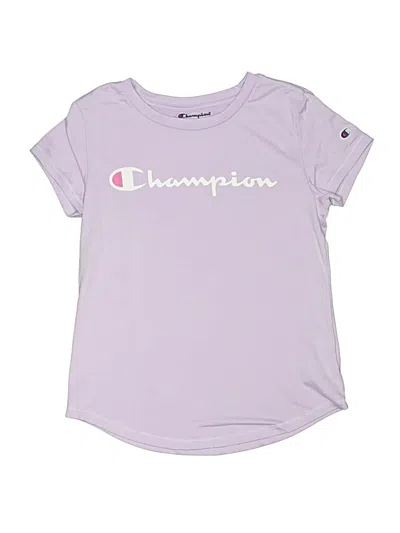 Pre-owned Champion Kids' Short Sleeve T-shirt In Purple