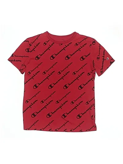 Pre-owned Champion Kids' Short Sleeve T-shirt In Red