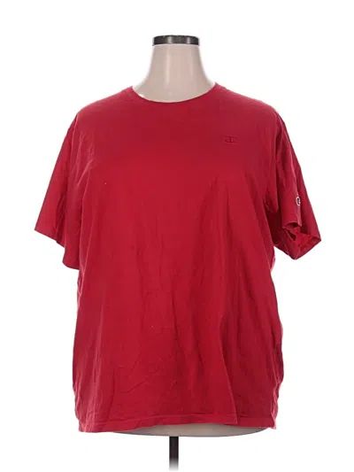 Pre-owned Champion Short Sleeve T-shirt In Red