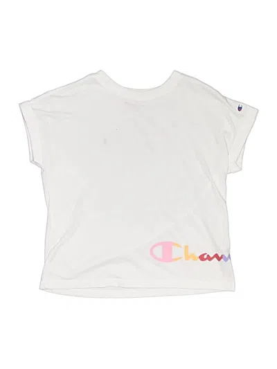 Pre-owned Champion Kids' Short Sleeve T-shirt In White
