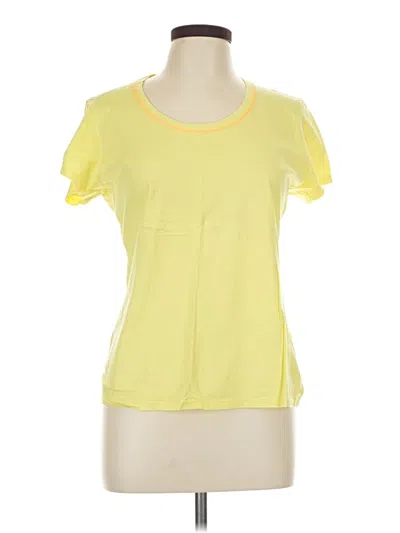 Pre-owned Champion Short Sleeve T-shirt In Yellow