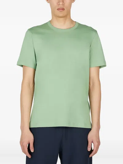 Champion Sleeve Logo Embroidery T-shirt In Green