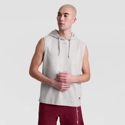 Champion Sleeveless Hoodie, Embroidered C Logo In Animal Print