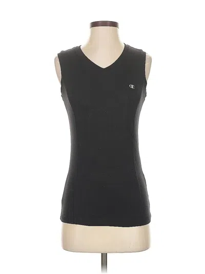 Pre-owned Champion Sleeveless T-shirt In Black