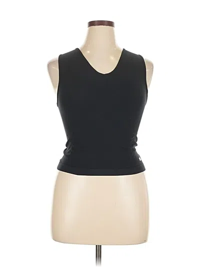 Pre-owned Champion Sleeveless Top Black Halter Neckline Tops