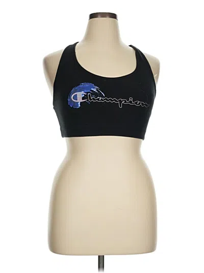 Pre-owned Champion Sleeveless Top Black Halter Neckline Tops