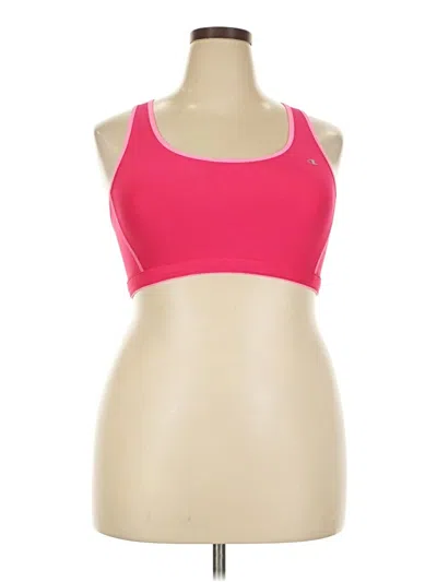 Pre-owned Champion Sleeveless Top Pink Halter Neckline Tops