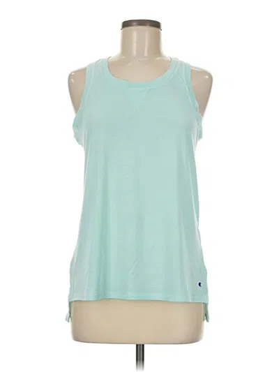 Pre-owned Champion Sleeveless T-shirt In Blue