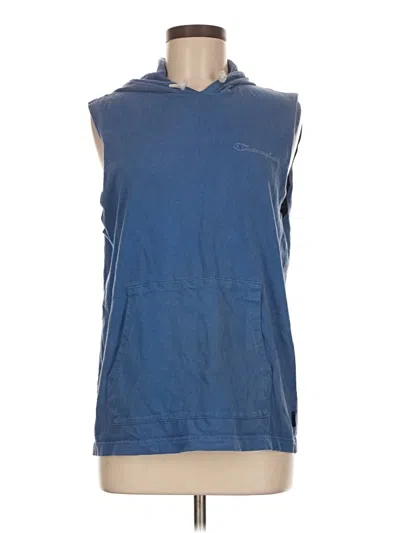 Pre-owned Champion Sleeveless T-shirt In Blue