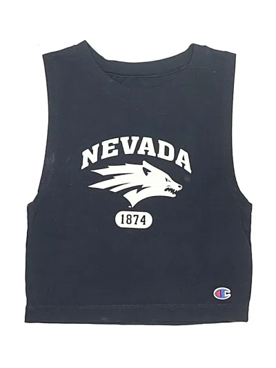 Pre-owned Champion Kids' Sleeveless T-shirt In Blue