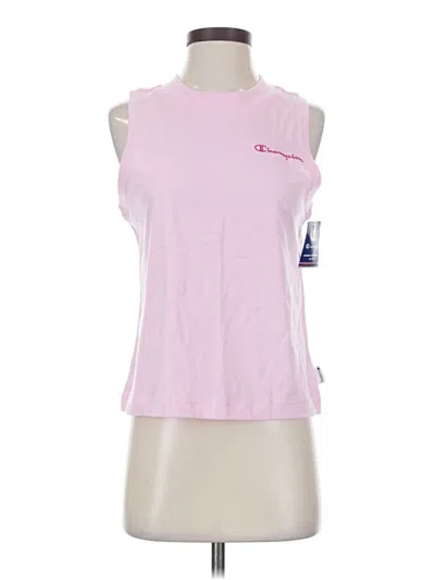 Pre-owned Champion Sleeveless T-shirt In Pink