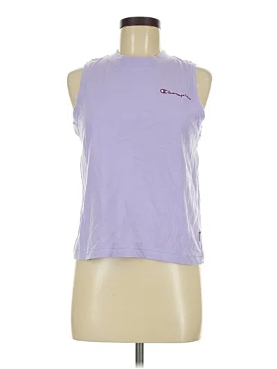 Pre-owned Champion Sleeveless T-shirt In Purple
