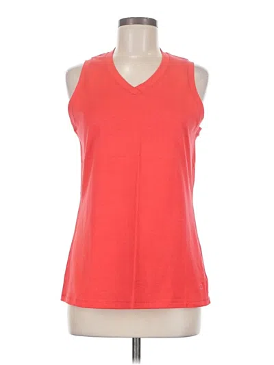 Pre-owned Champion Sleeveless T-shirt In Red