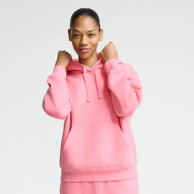 Champion Small C Freshman Powerblend Hoodie In Pink