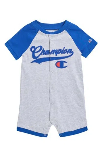 Champion Babies'  Snap Front Romper In Blue
