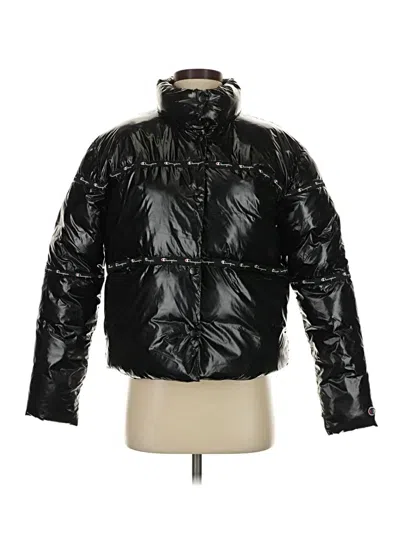 Pre-owned Champion Snow Jacket In Black