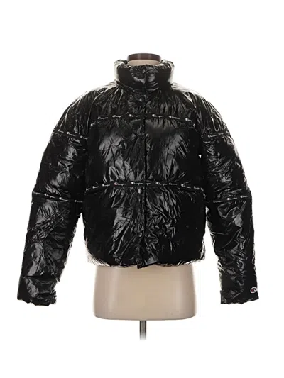 Pre-owned Champion Snow Jacket In Black