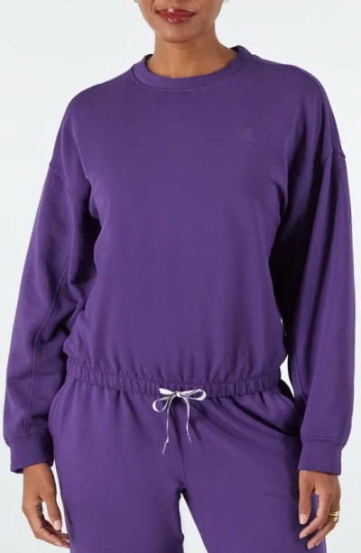 Champion Soft Drawstring Sweatshirt In Pop Art Purple