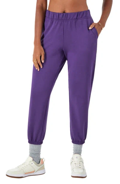 Champion Soft Knit Sweatpants In Pop Art Purple