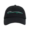 Champion Split Script Dad Adjustable Cap In Black