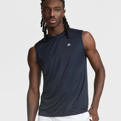 Champion Sport Muscle Tank, Reflective C Logo In Black