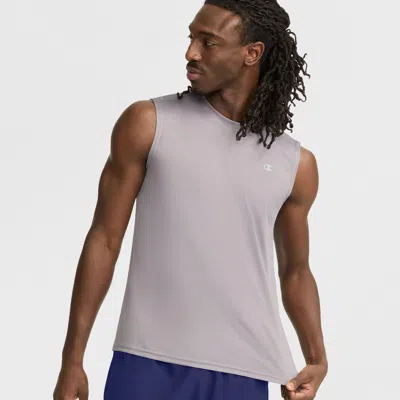 Champion Sport Muscle Tank, Reflective C Logo In Gray