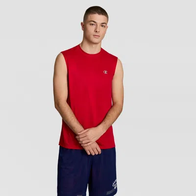Champion Sport Muscle Tank, Reflective C Logo In Red