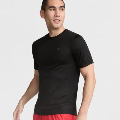 Champion Sport T-shirt, Reflective C Logo In Black