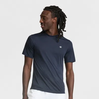 Champion Sport T-shirt, Reflective C Logo In Blue