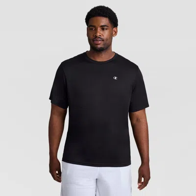 Champion Sport T-shirt, Reflective C Logo - Big & Tall In Black