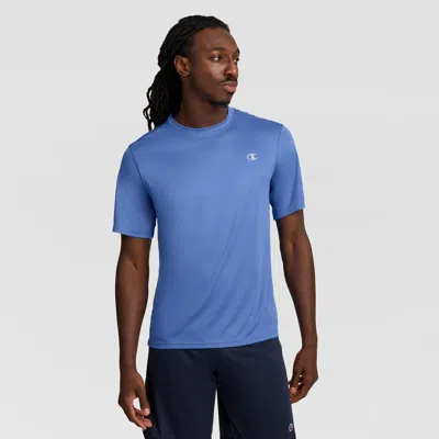 Champion Sport T-shirt, Reflective C Logo In Blue
