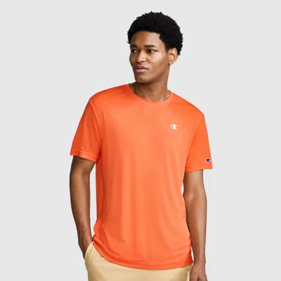 Champion Sport T-shirt, Reflective C Logo In Tiger Lilly