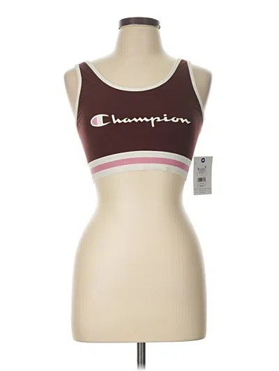 Pre-owned Champion Sports Bra In Burgundy