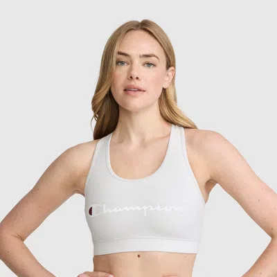 Champion Sports Bra, Script Logo In Dawn Blue