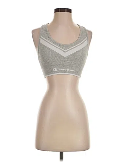 Pre-owned Champion Sports Bra In Silver