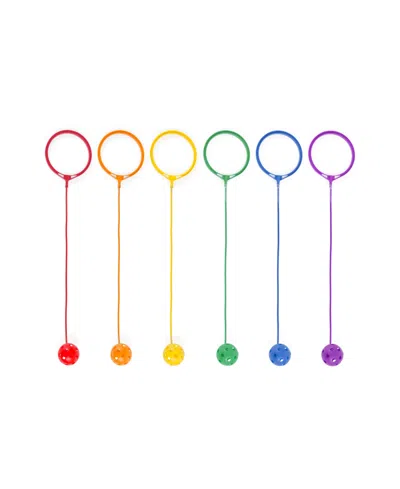 Champion Sports Swing Ball Set, Set Of 6 In Green,orange,purple,red,royal Blue