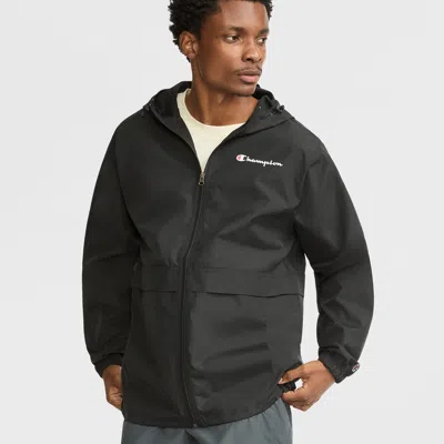 Champion Stadium Full-zip Jacket, Script Logo In Gray