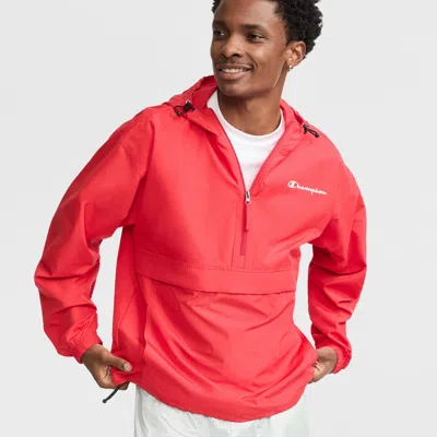Champion Stadium Packable Jacket, Script Logo In Animal Print
