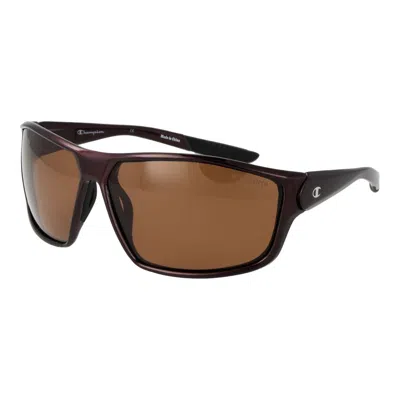 Champion Blue Stainless Steel Sunglasses In Brown