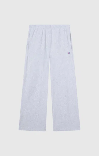 Champion Straight Hem Pants In Gray