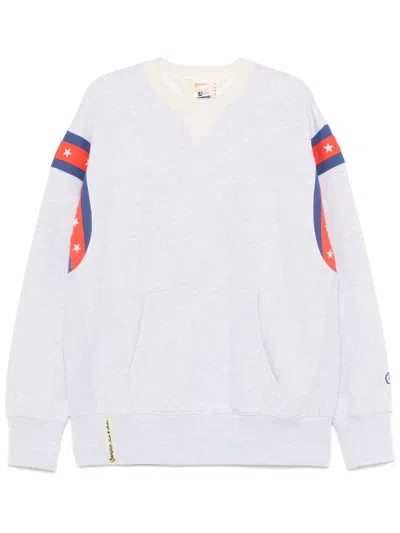 CHAMPION STRIPED SWEATSHIRT