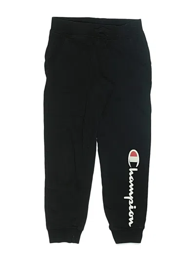 Pre-owned Champion Kids' Sweatpants In Black