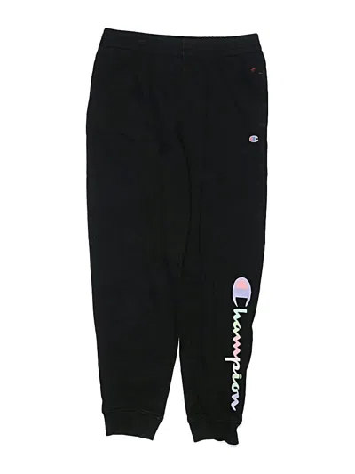 Pre-owned Champion Kids' Sweatpants In Black