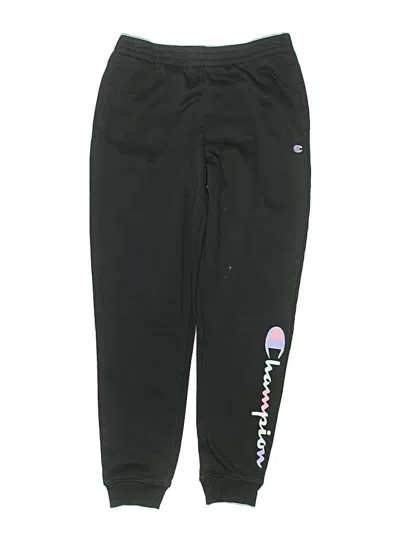Pre-owned Champion Kids' Sweatpants In Black