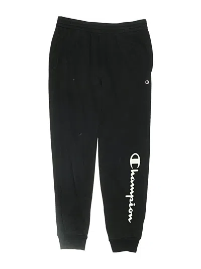 Pre-owned Champion Kids' Sweatpants In Black